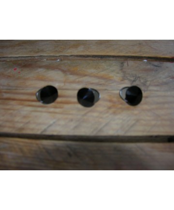 boutons swarovski noir pertits