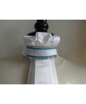 lavalliere turquoise et strass