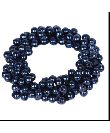 chouchou perles marine