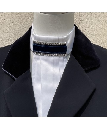 lavalliere velours marine