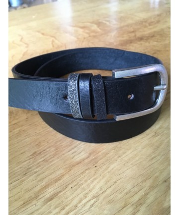 ceinture noir paillette