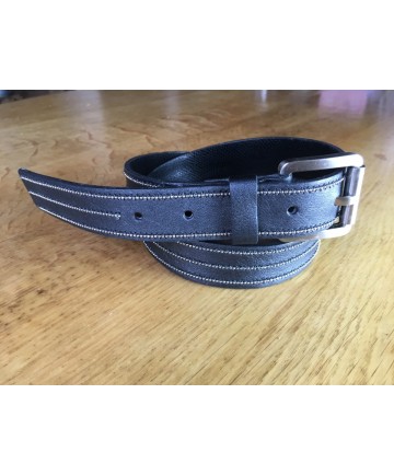 ceinture cuir métalisé