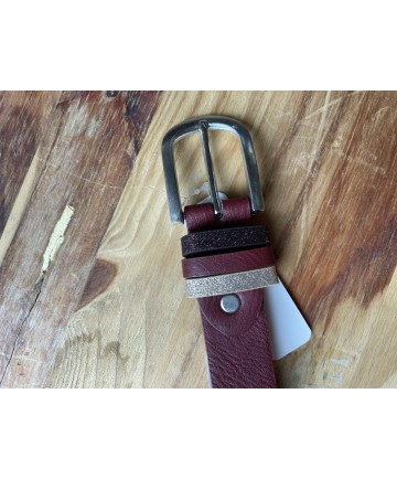 ceinture paillette  bordeaux