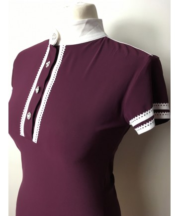 polo  dentelle(raisin)