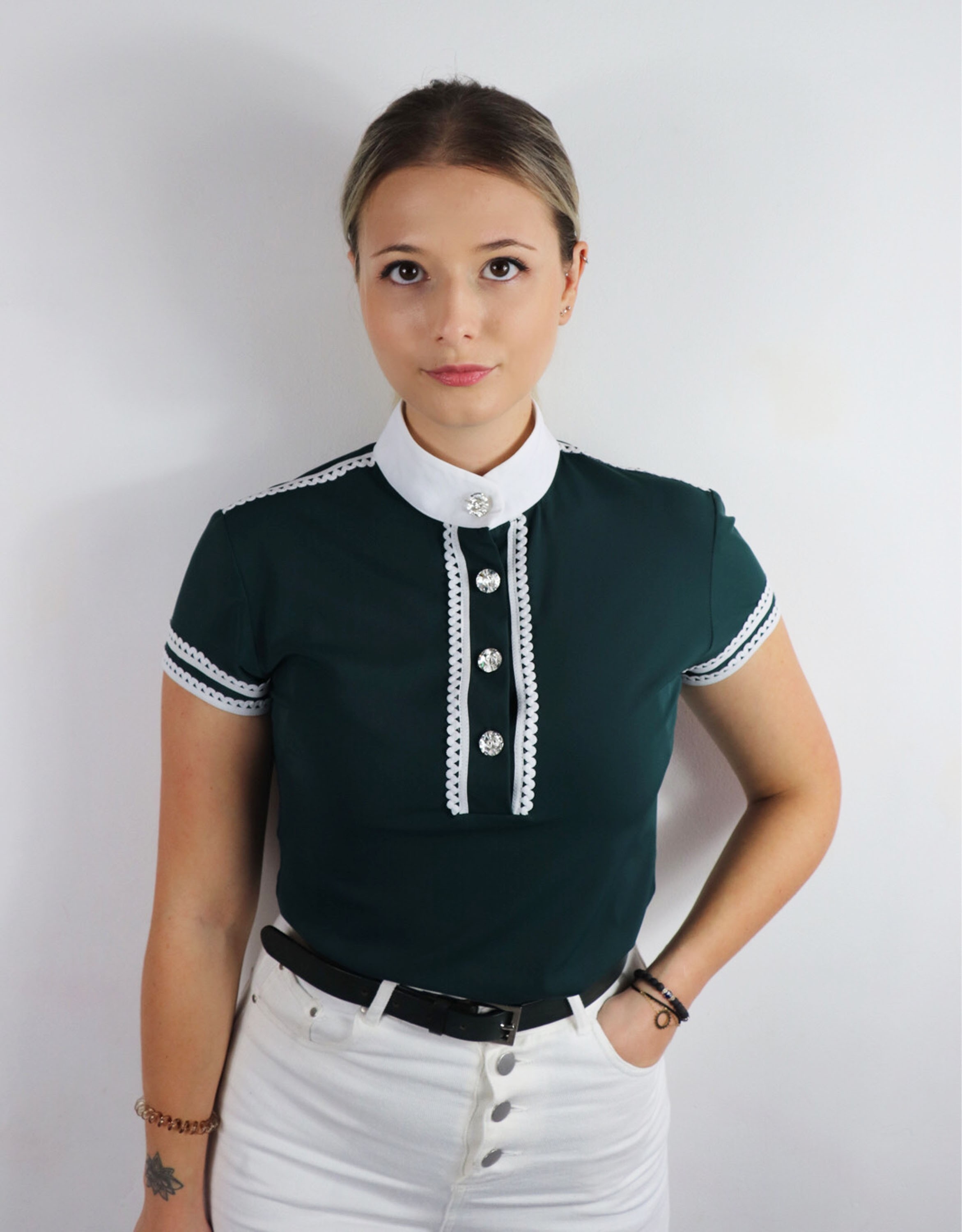 Polo dentelle femme on sale
