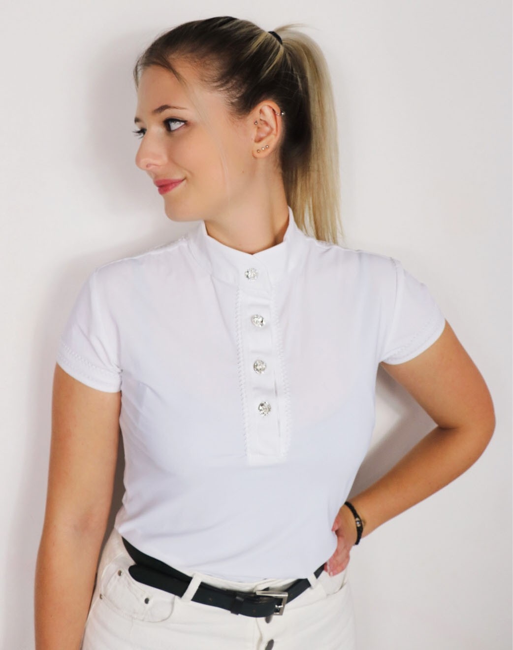 Polo online dentelle femme