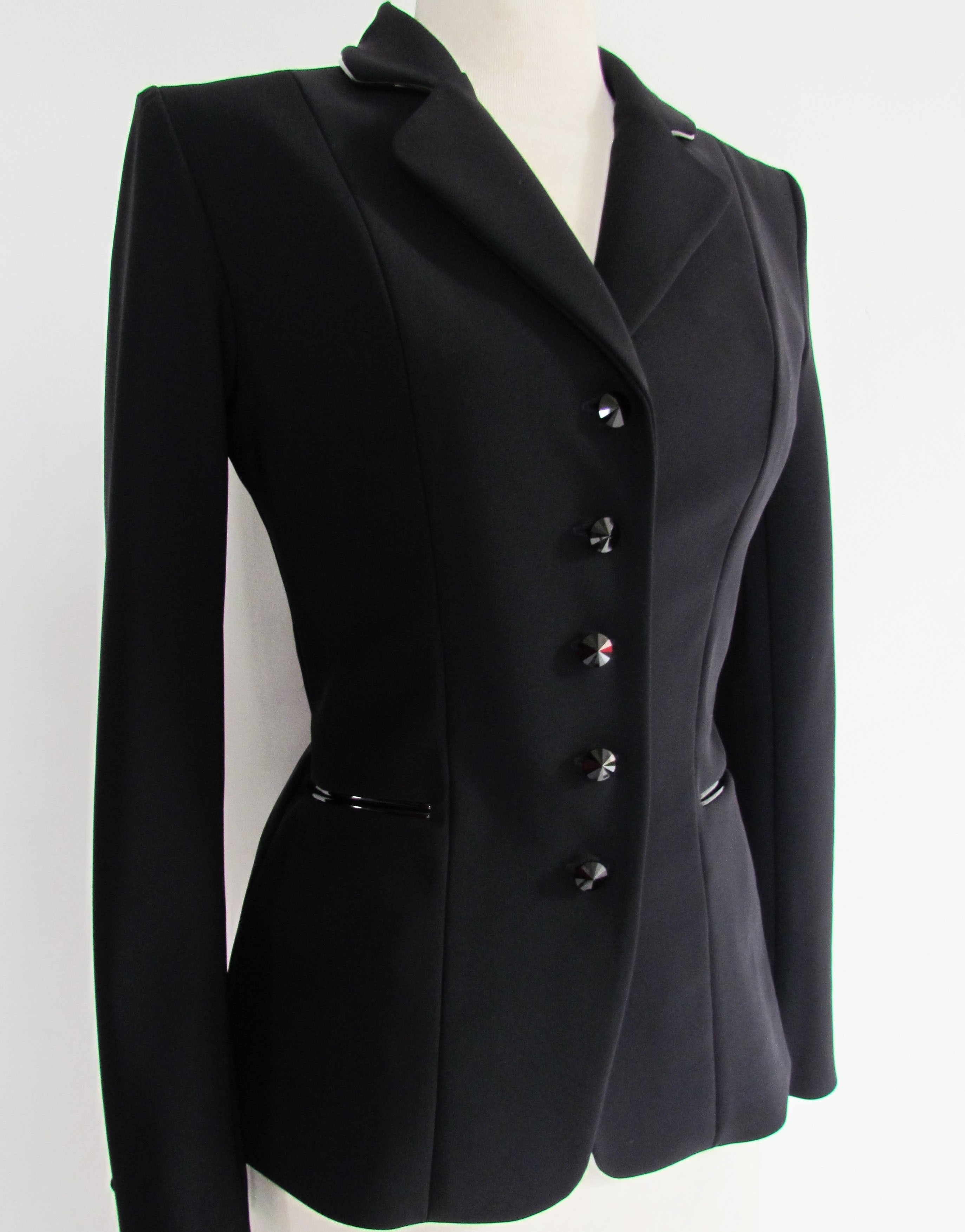 Veste vernis noir hot sale