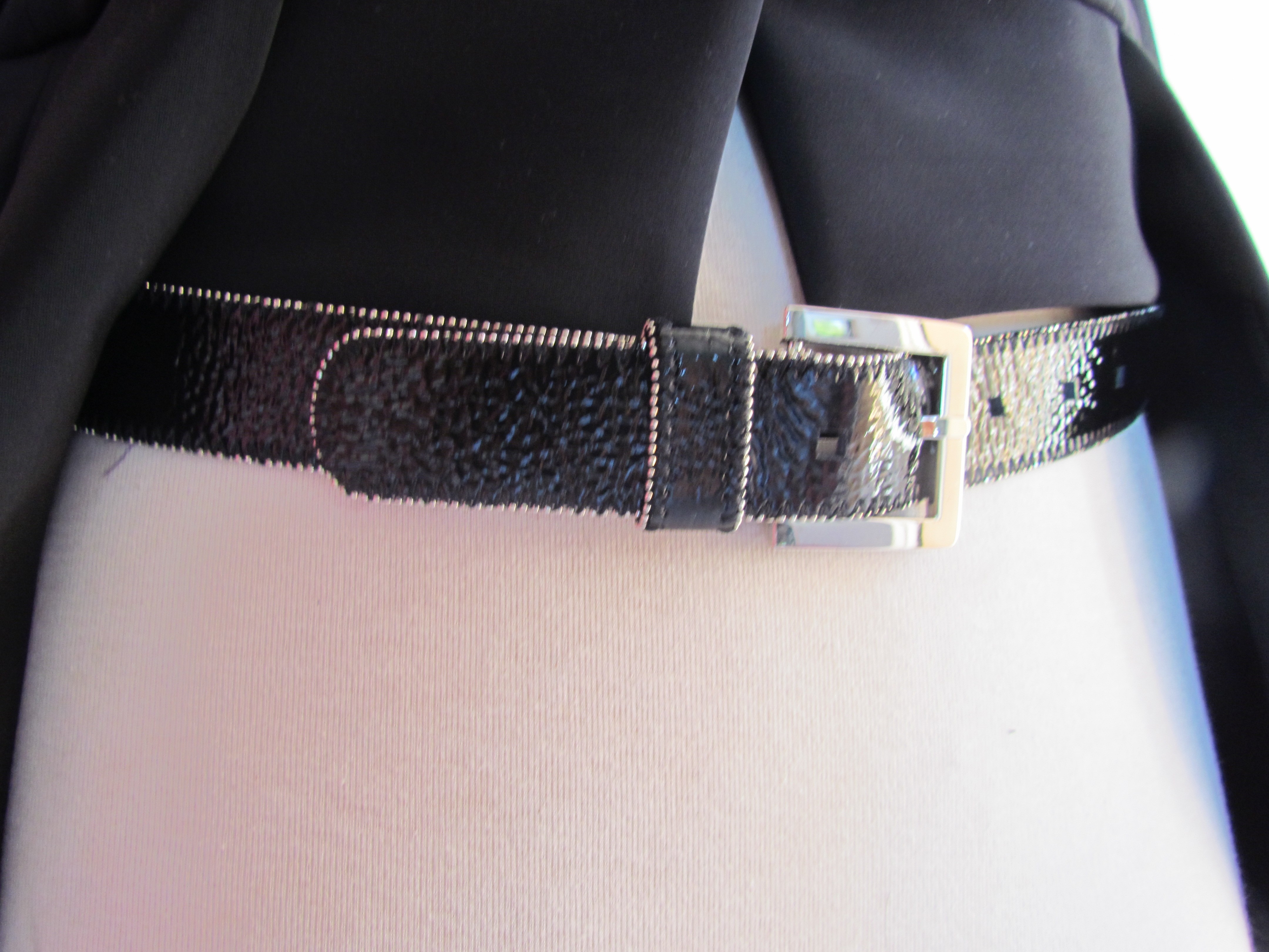 Ceinture vernis noir Ceintures Accessoires Femme Collection
