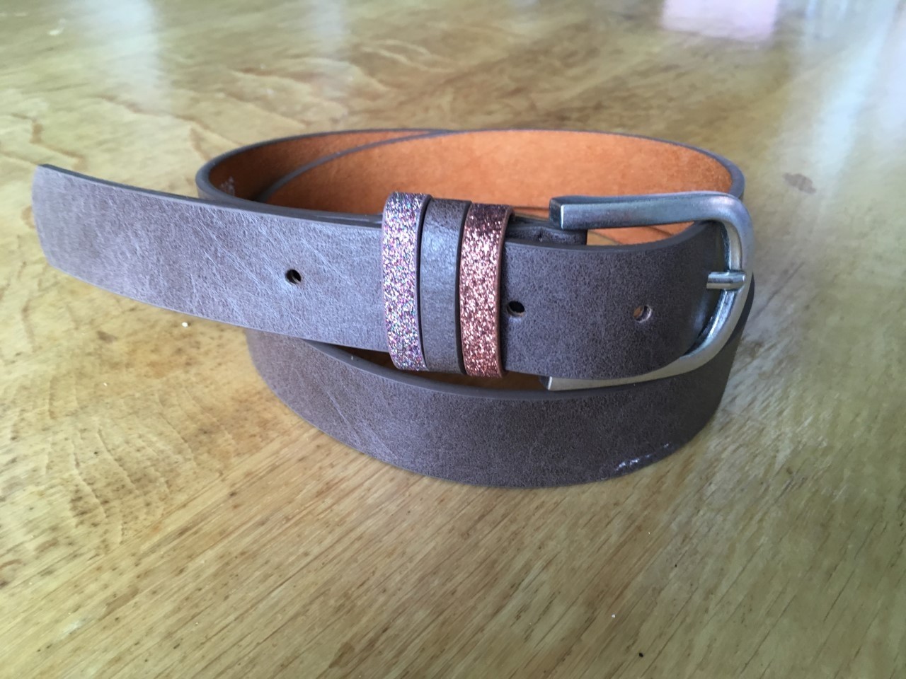 Ceinture outlet à paillettes