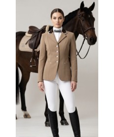Veste marron claire et marron foncé