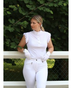 polo froufrou micro-aéré