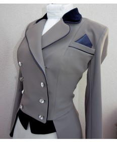 mini frac taupe et marine