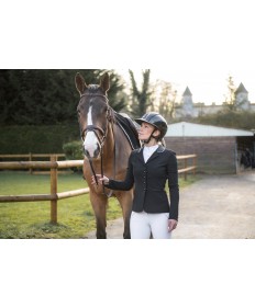 veste lurex noir
