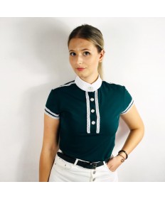 polo dentelle (vert)