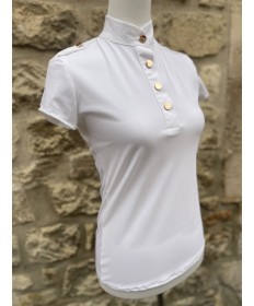 POLO BLANC TAILLE 40