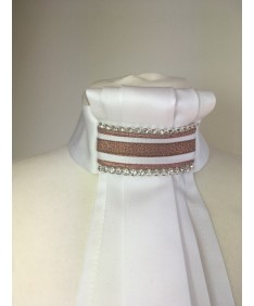 lavallière lurex rose claire