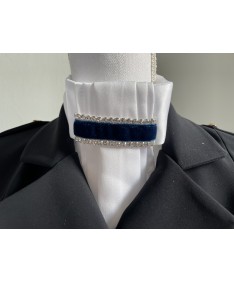 lavalliere velours bleu