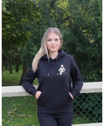 sweat "petite dresseuse" noir