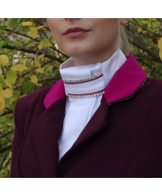plastron glitter pink