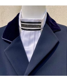 lavallière   passant vernis et lurex